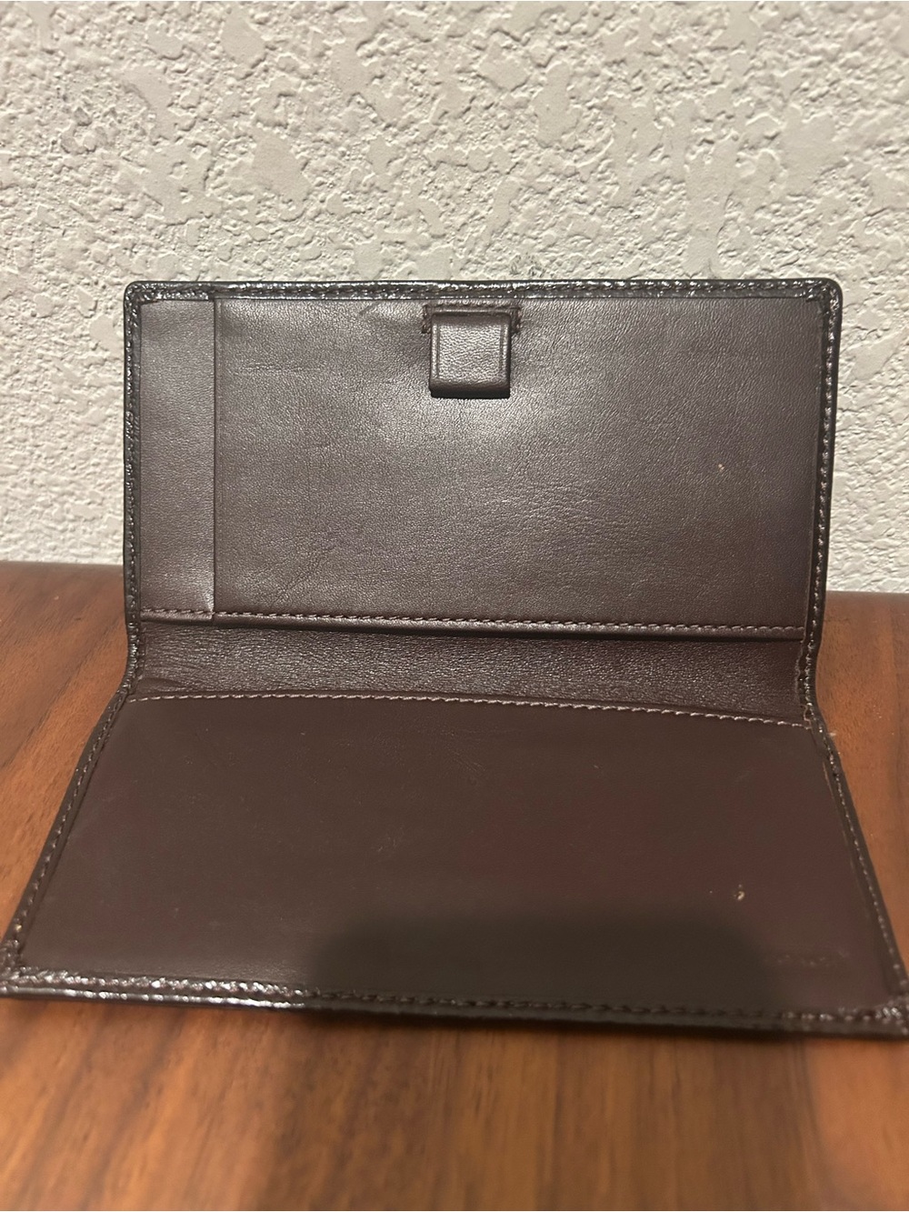 Coach Signature Pattern Long Flap Wallet - Brown - Picture 3 of 7